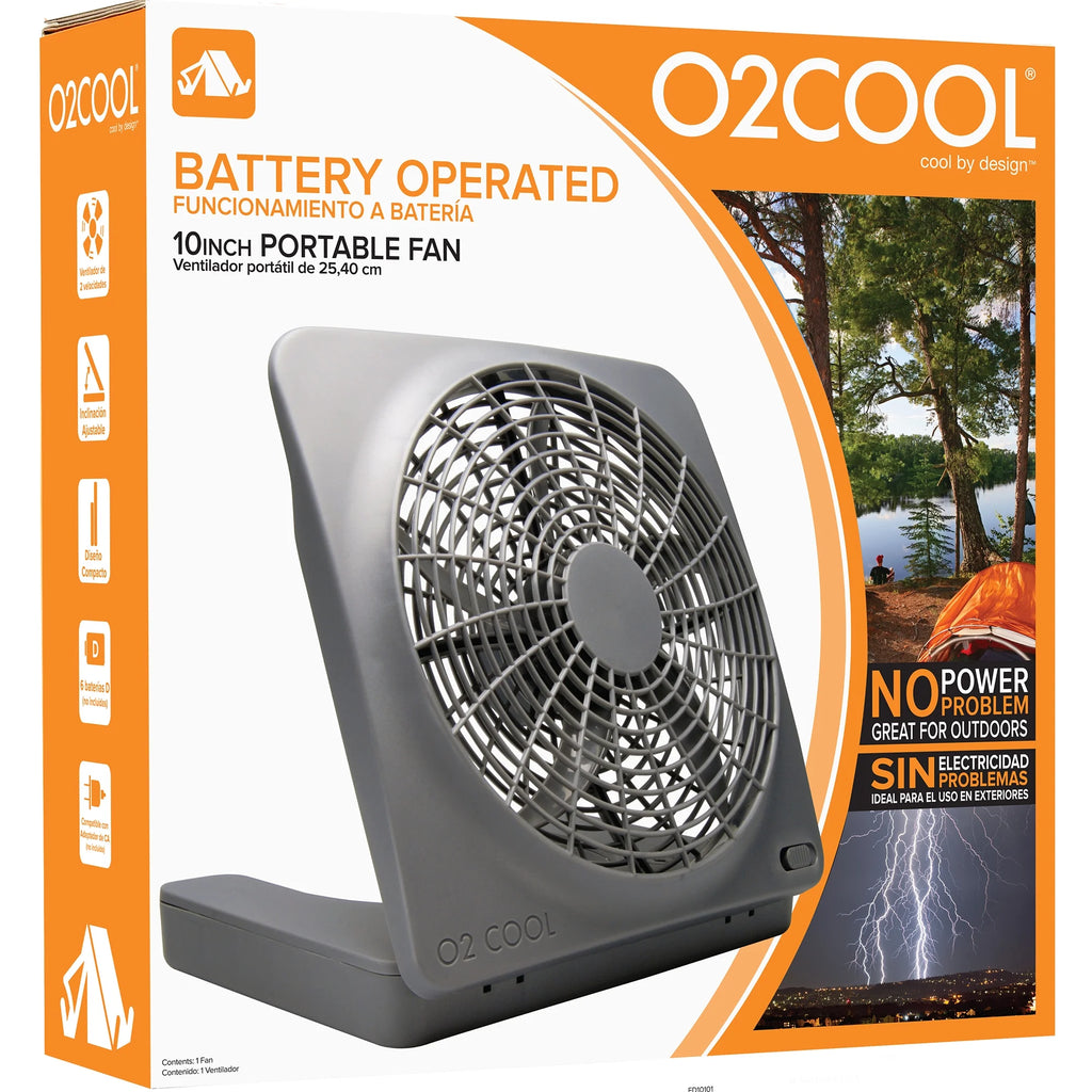 10 inch Battery or Electric Portable Fan R258