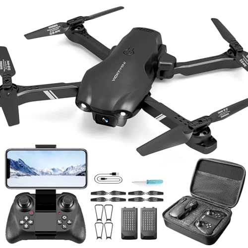 Black 1080P HD FPV Camera Drone with 2 Batteries Z541409