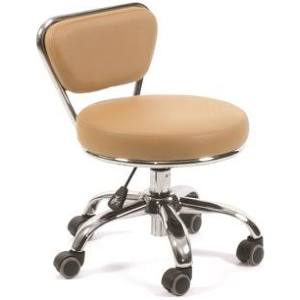 Pedicure Stool Cashmere Pneumatic Adjustable Rolling V322800