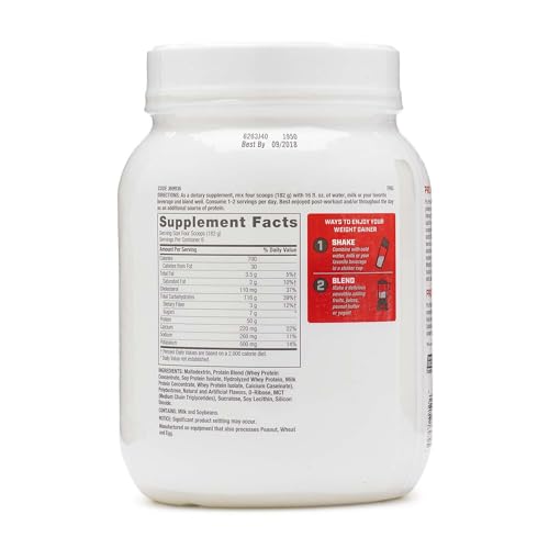 Double Chocolate Weight Gainer, 6 Servings Y113165