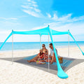 10'x10' 6 Person UPF 50+ Pop Up Beach Tent O1809