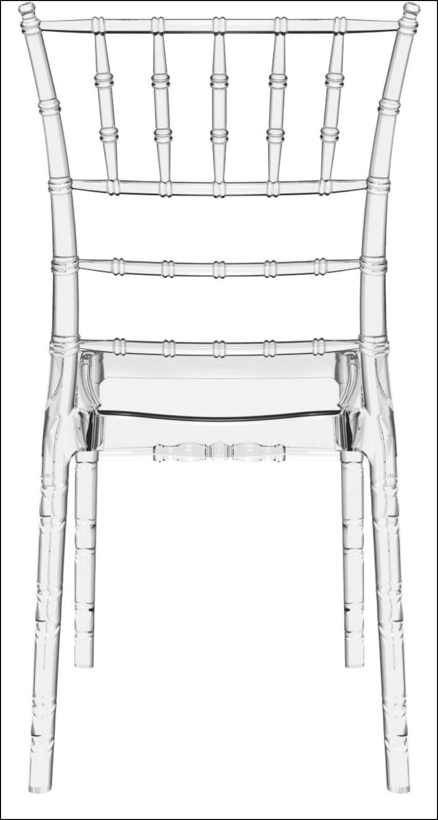 Transparent Polycarbonate Dining Chair C171512