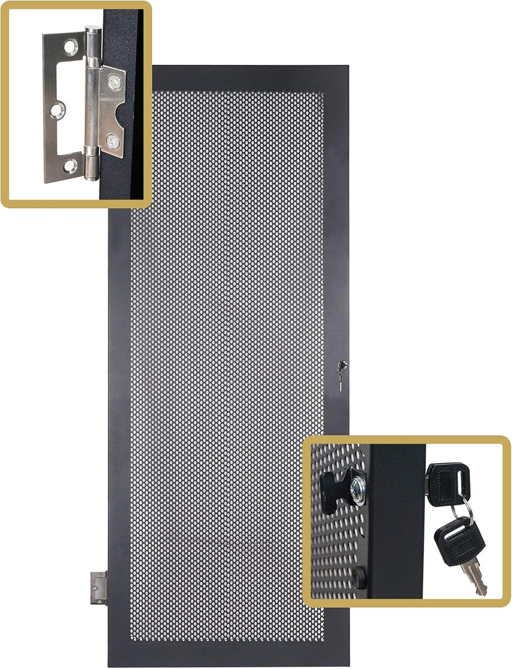 8U Steel Rack with Locking Casters D97970
