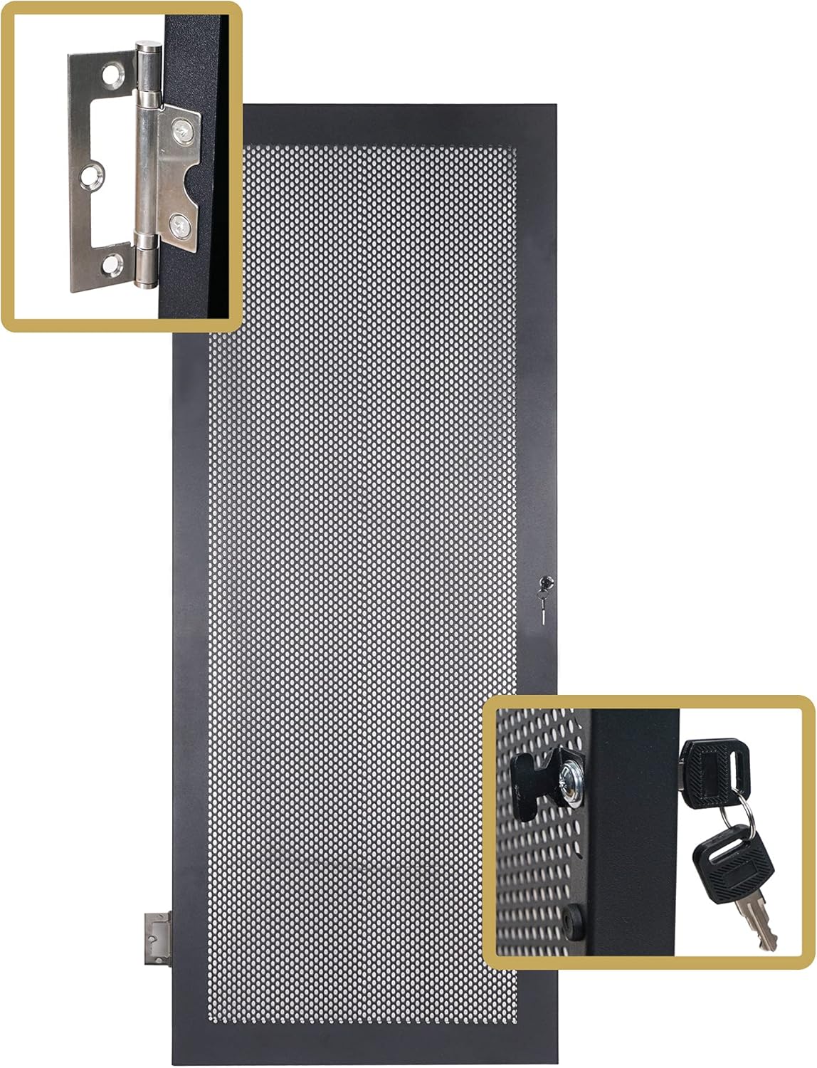 8U Steel Rack with Locking Casters D97970