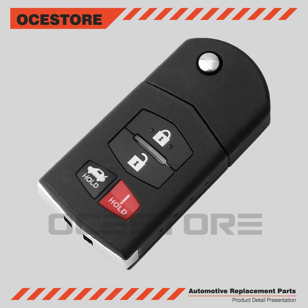 Car Key Fob Keyless Entry Remote 4 Button Pack of 2 K5725