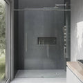 60-Inch Frameless Shower Door with Clear Glass J664