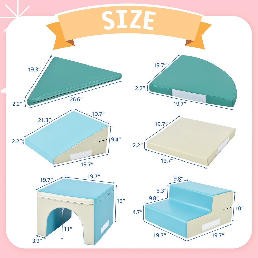 9-in-1 Foam Blocks Climbing Toys for Toddlers M87203