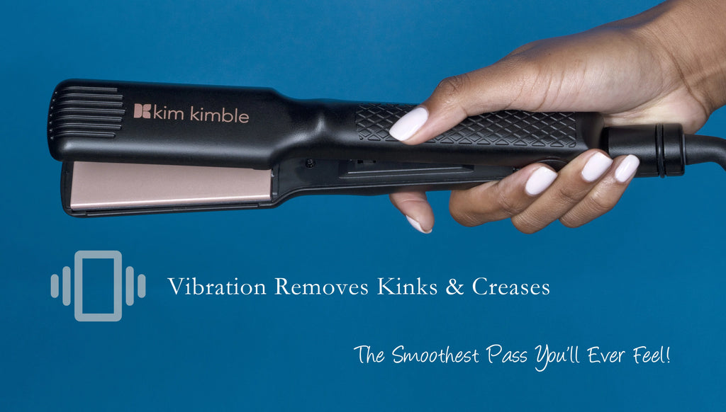 Black 1.5" Ceramic Flat Iron Hair Straightener I8587
