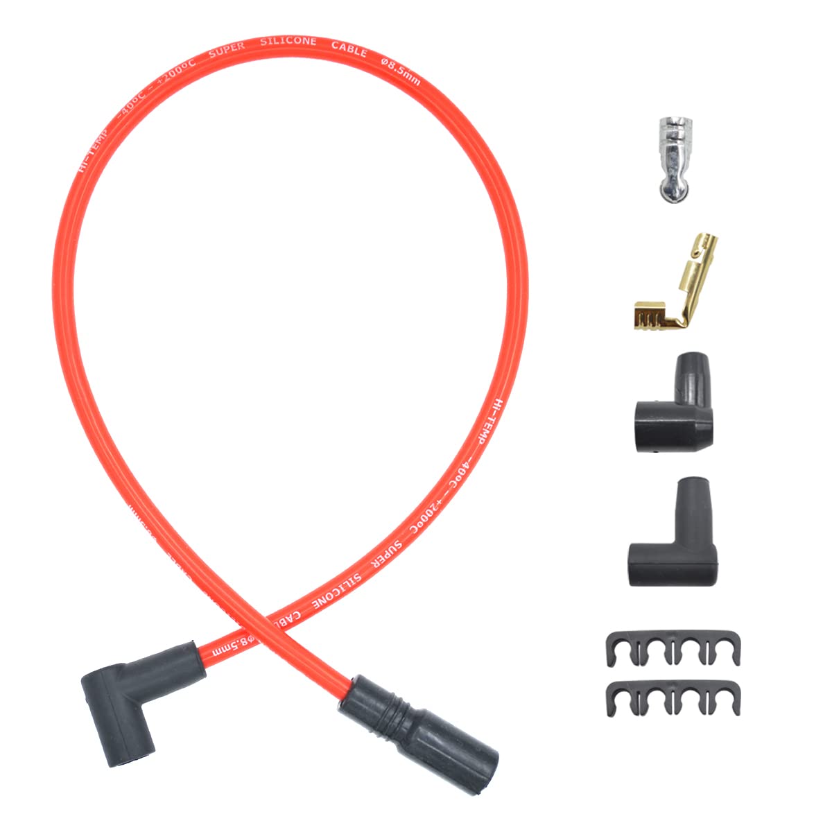 Ignition Distributor, 6Pcs Platinum Spark Plugs, Spark Plug Wires for Chevy GMC Pickup Truck 4.3L V6 Vortec K3703