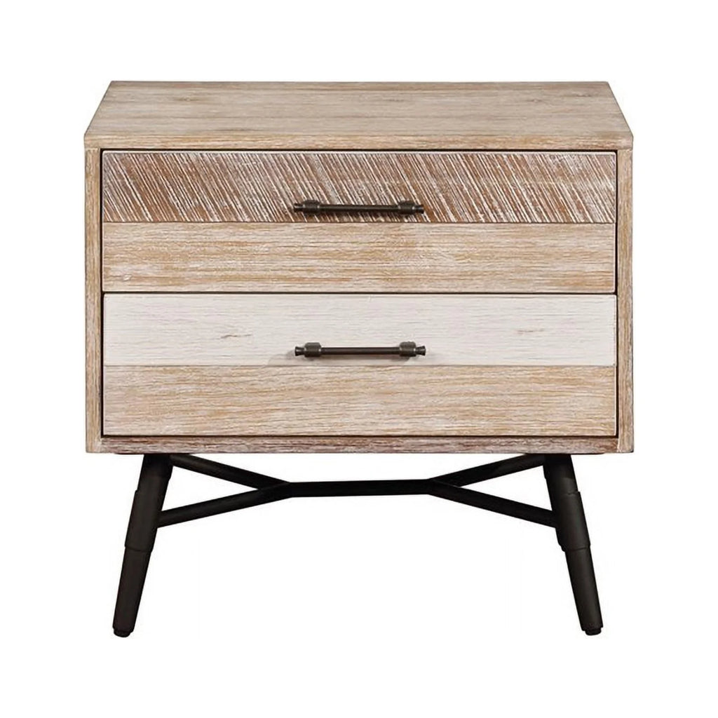 5-piece Brown Wood Queen Bedroom Set K232109