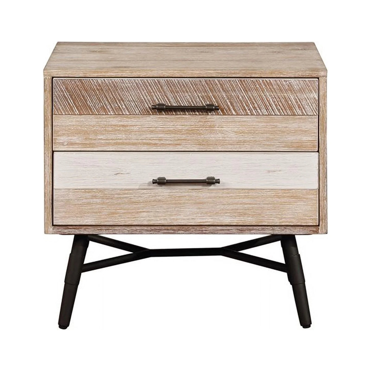 5-piece Brown Wood Queen Bedroom Set K232109