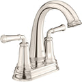 Polished Nickel Centerset Bathroom Faucet with Pop-Up Drain P99095
