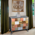 Recycled Mango Wood Cabinet with 2 Doors W62350