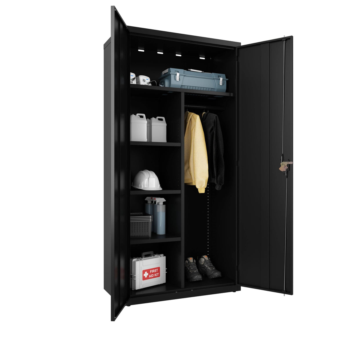 Black Wardrobe Cabinet W9277