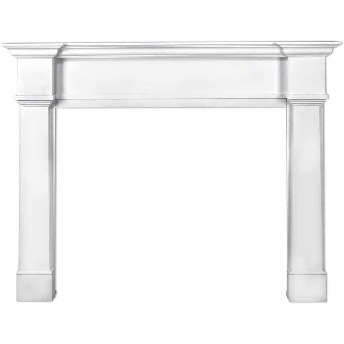 White Fireplace Mantel G20790