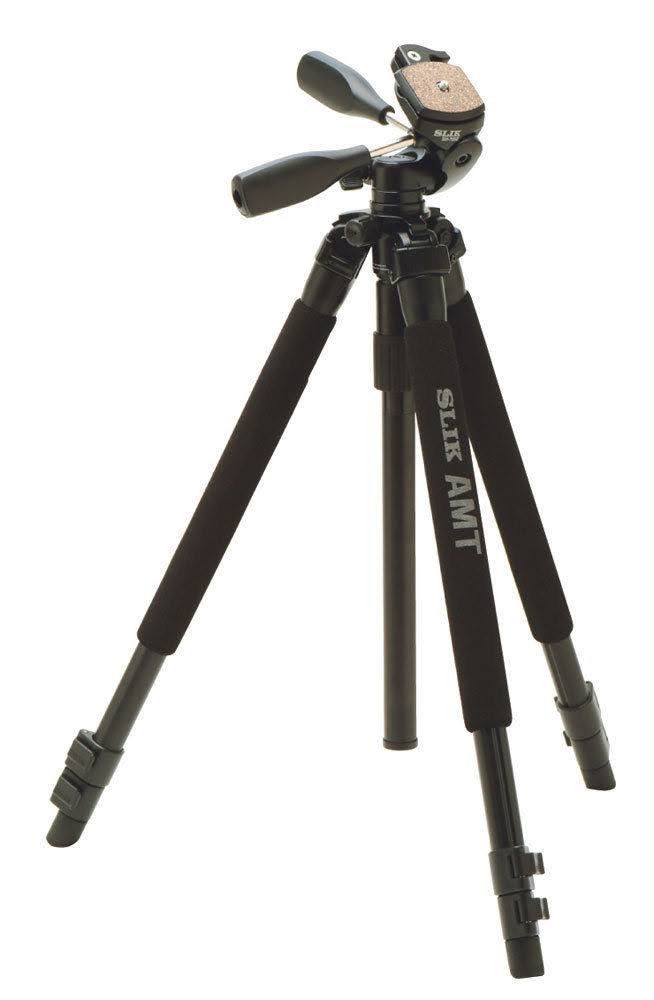 Black Tripod with 3-Way Pan/Tilt Quick Release Head T8168