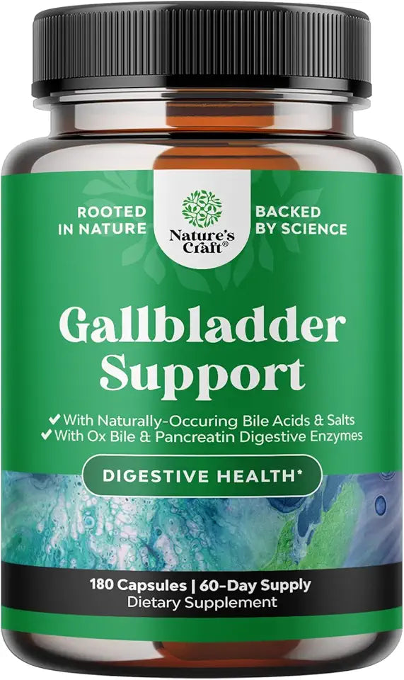 Bile Salts Supplement with Pancreatin Digestive Enzymes C4048