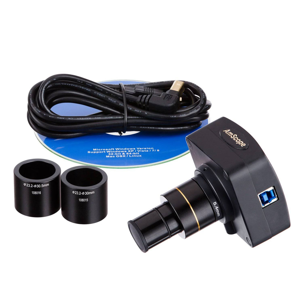 7X-90X LED Trinocular Zoom Stereo Microscope with 3MP USB3 Camera Q744