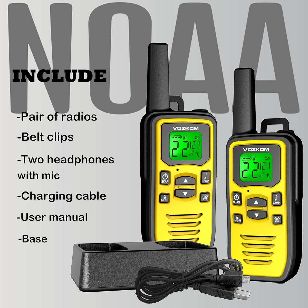 Long Range Rechargeable Two Way Radio C3848