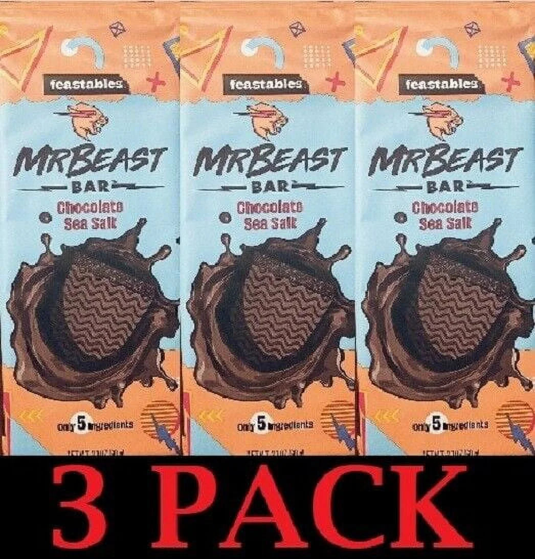 Chocolate Sea Salt Bar 3 Pack 2.1 oz B56521
