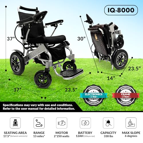Foldable Lightweight Electric Wheelchair P76559