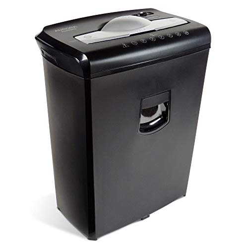 10-Sheet Micro-Cut Paper and Credit Card Shredder with 4-Gallon Pullout Wastebasket S569525