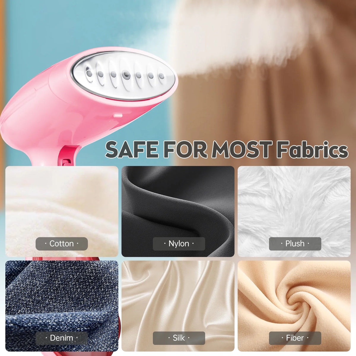 1300W Foldable Handheld Fabric Steamer B514319