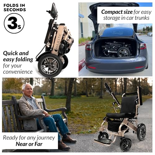 Foldable Lightweight Electric Wheelchair P76559
