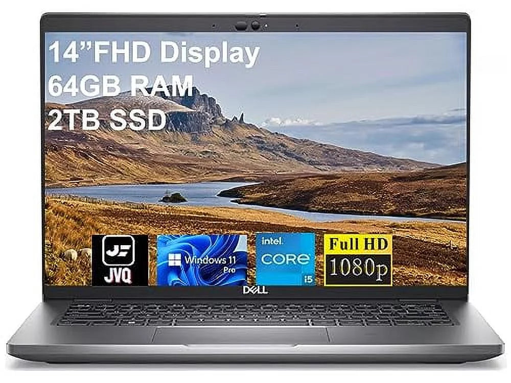 14” FHD Business Laptop, Intel Core i5, 64GB RAM, 2TB SSD, Windows 11 Pro, Silver G22063