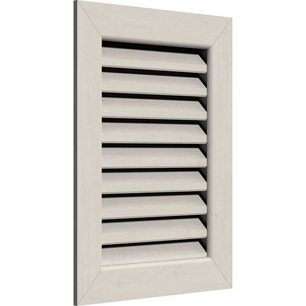 12 inch Vertical Gable Vent, Primed Smooth Western Red Cedar J625