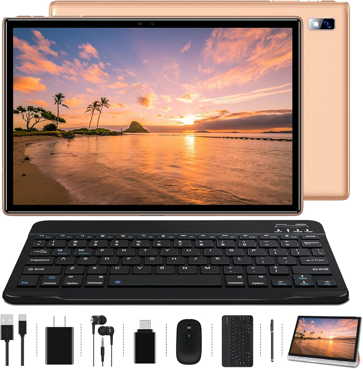 10 inch Android Tablet with Keyboard & Mouse P655318