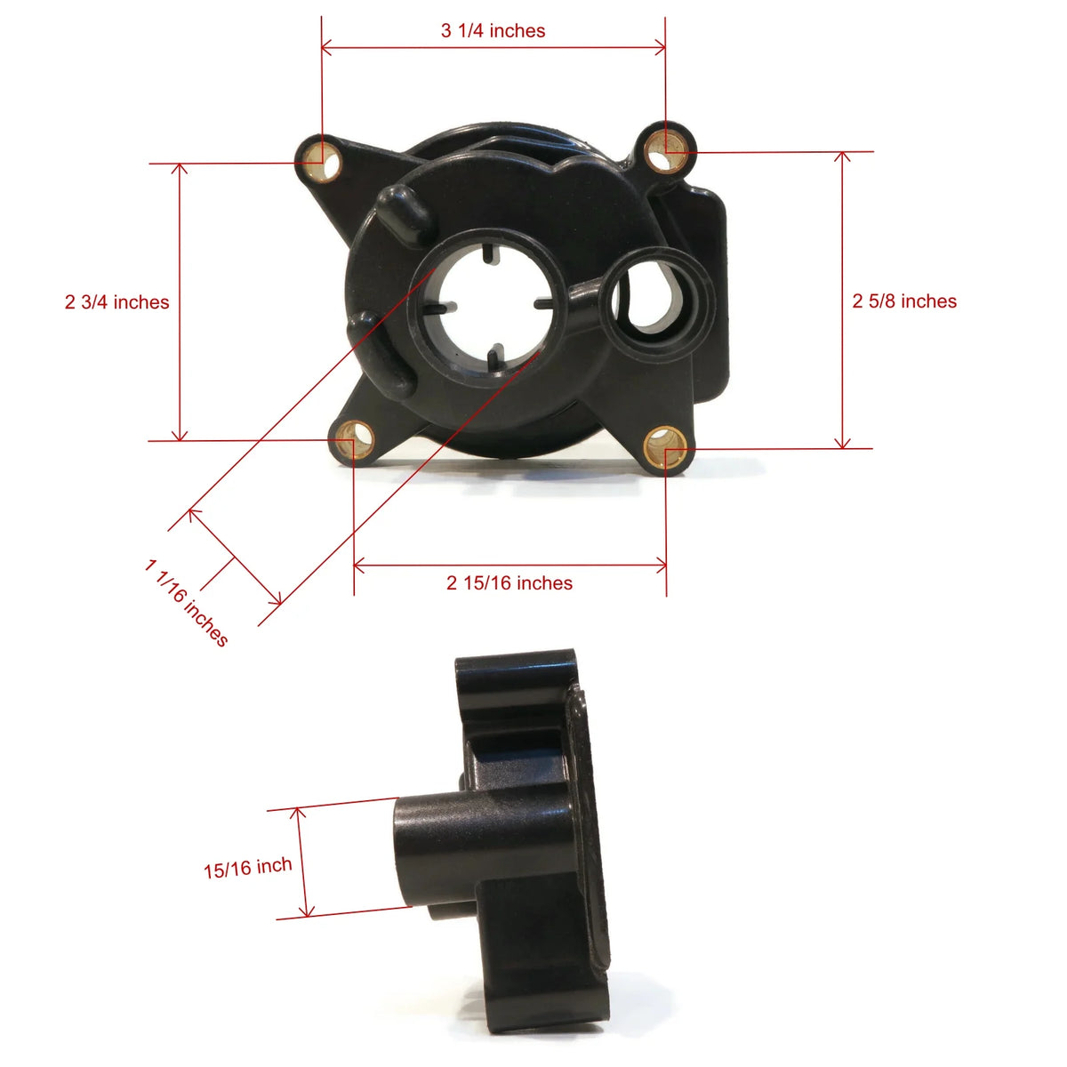 Water Pump Impeller Kit For 1994 Evinrude 45 HP Outboards K95279