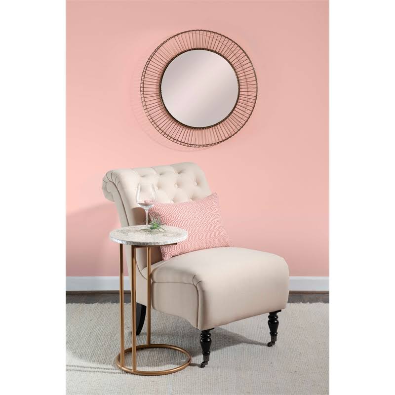 Gold Metal Accent C Table Z1131