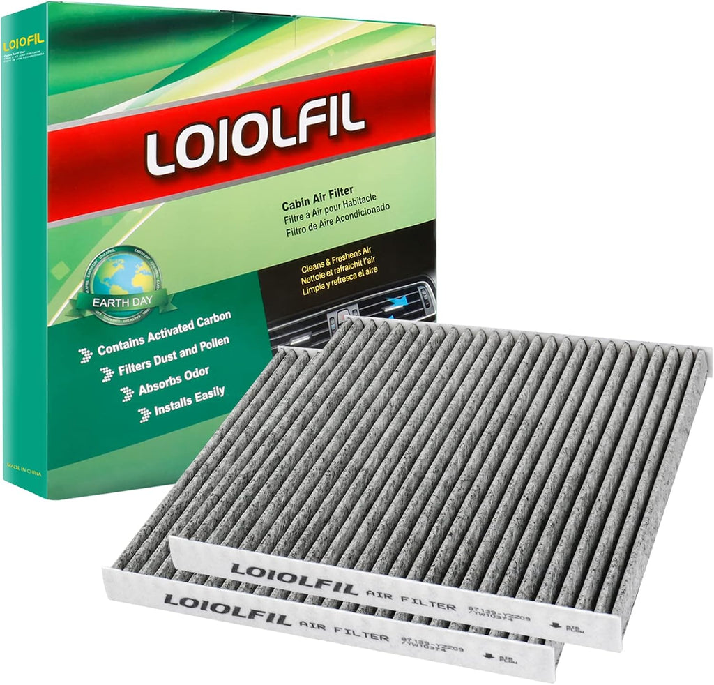 Cabin Air Filter with Activated Carbon Pack of 2 U349