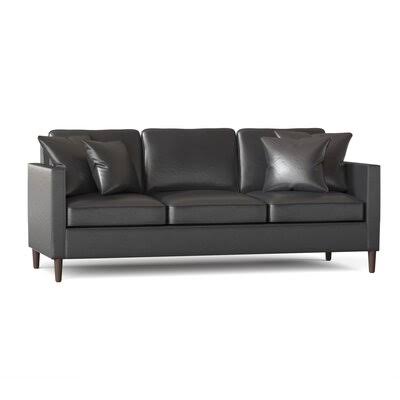 Cabo Black Square Arm Sofa K9818