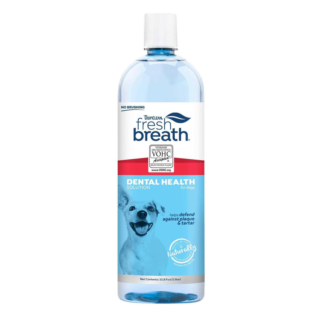 TropiClean Fresh Breath Dog Dental Health Solution D412