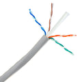 Cat6a Gray Ethernet Cable CMP UTP 23 AWG Spool 1000 Foot N4938