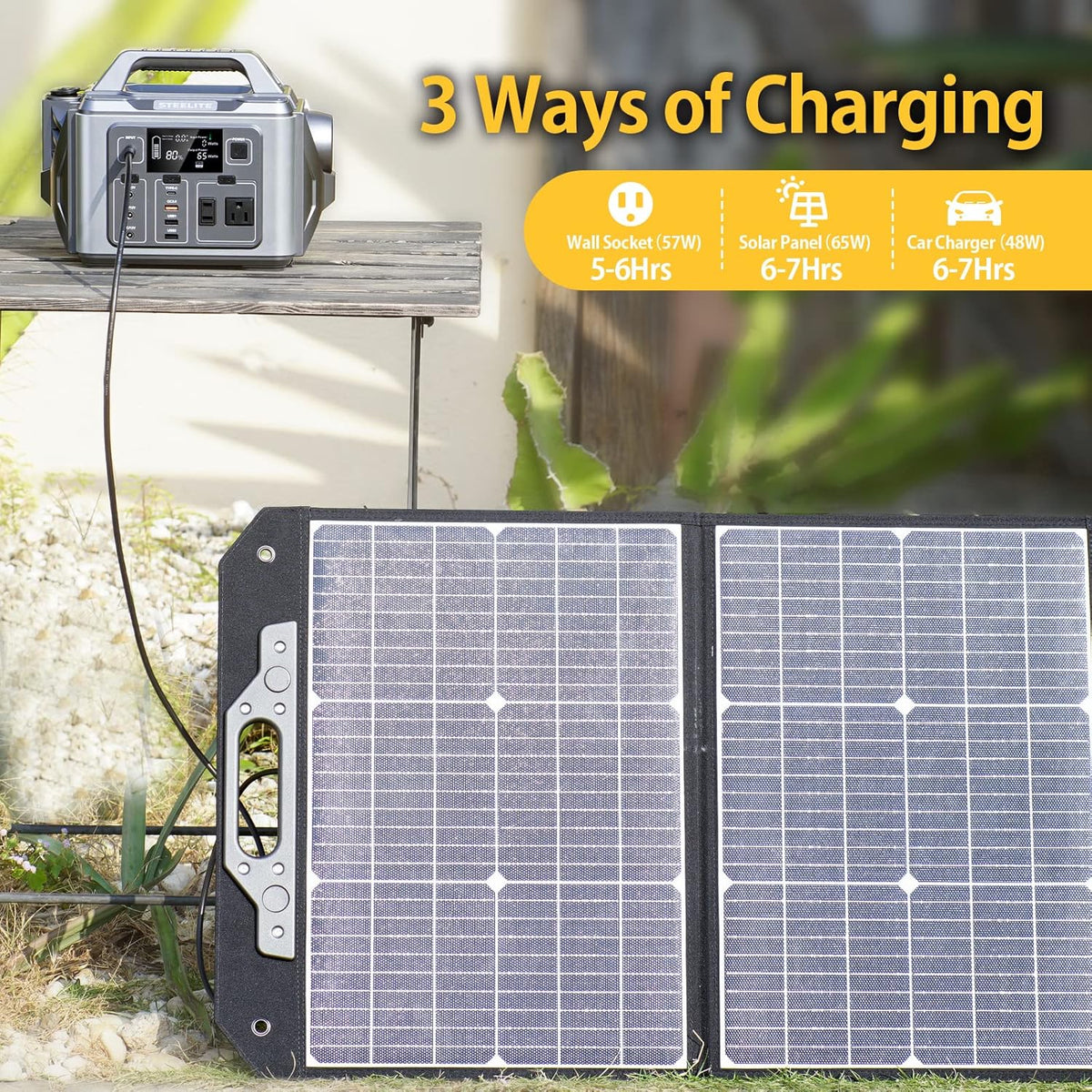 300W Portable Power Station with 110V AC Outlet M94285