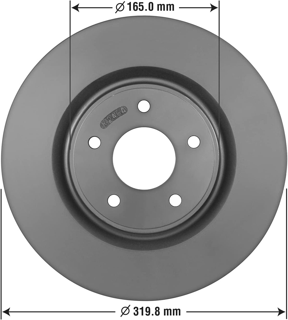 Front Brake Rotor Pack of 2 C69725