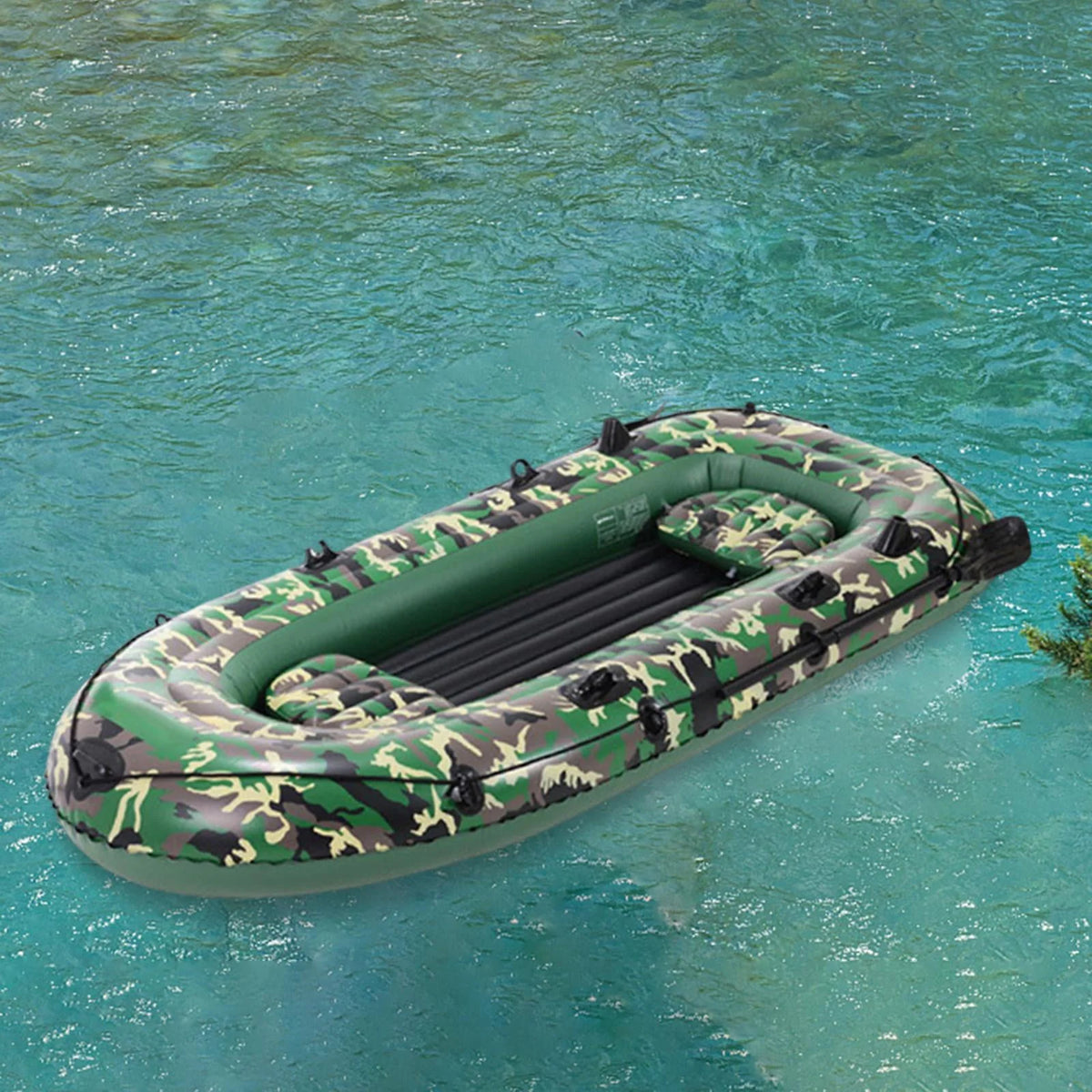 4 Person Inflatable Kayak with Paddles and Pump O755927