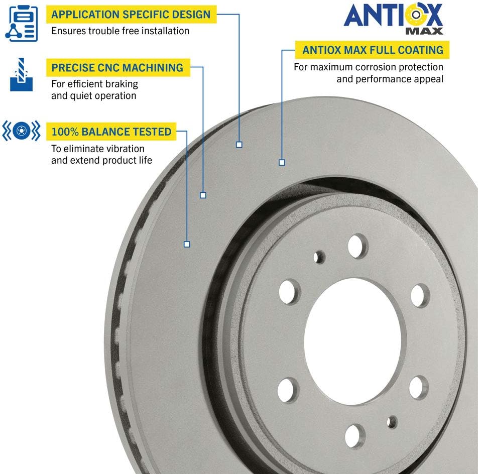 Front Brake Rotor Pack of 2 C69725