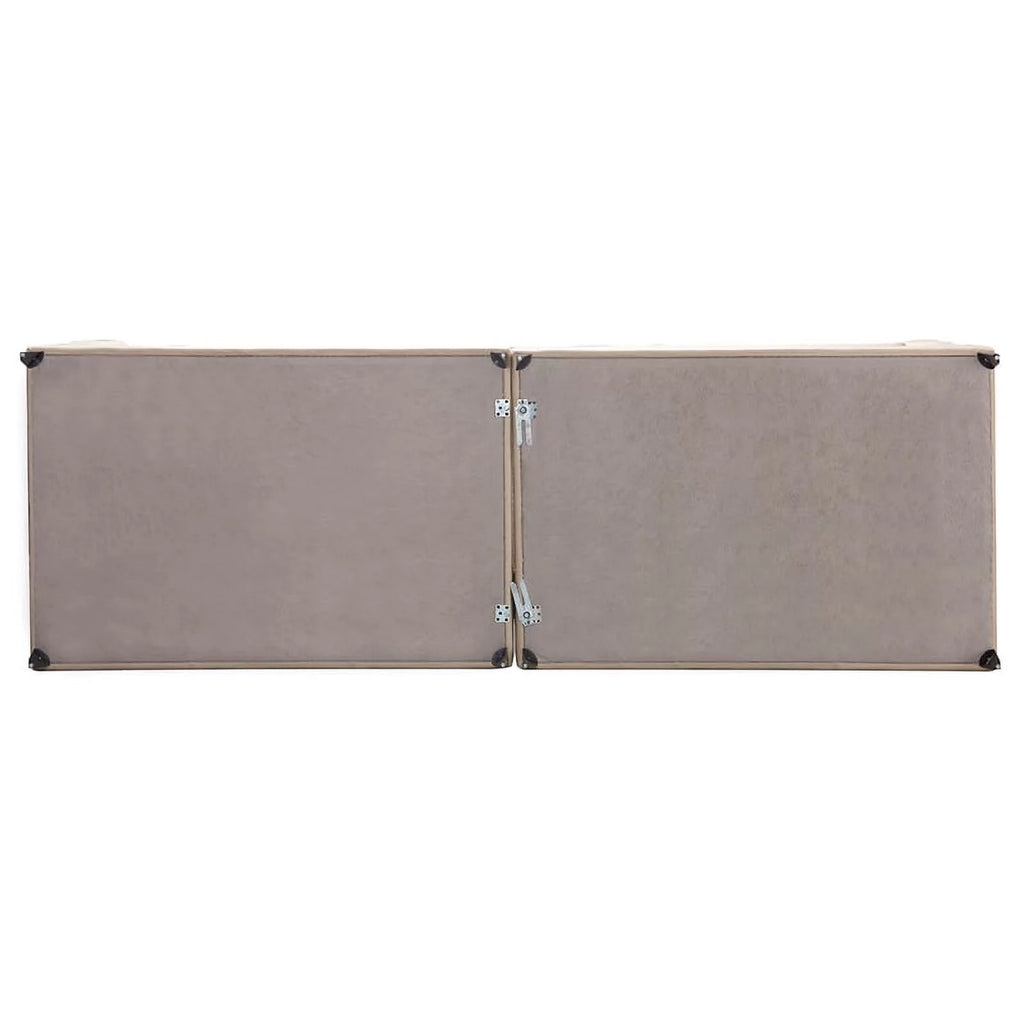 Beige Top Grain Leather 4-Seater Sectional Sofa I5852