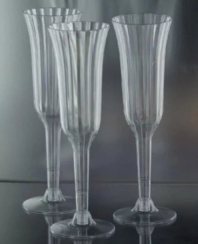 Plastic Wine Champagne Flutes Disposable Glasses W82208