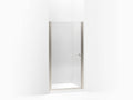 Matte Nickel Frameless Pivot Shower Door V9192
