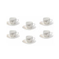 Coffee Cup & Saucer Set Of 6 S5872