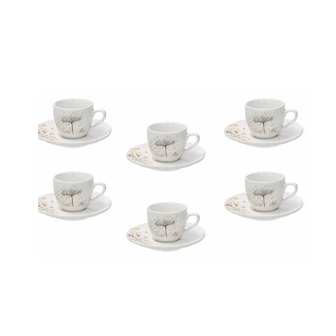Coffee Cup & Saucer Set Of 6 S5872
