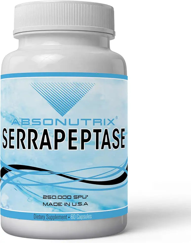Serrapeptase 250,000 Units 60 Vegetable Capsules T61509
