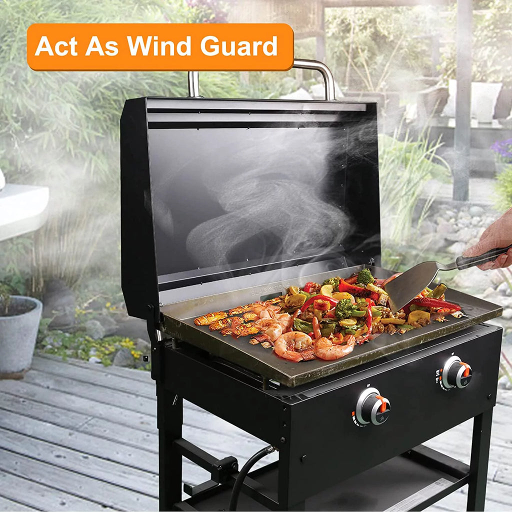Hinged Lid for 28 inch Griddle A386857