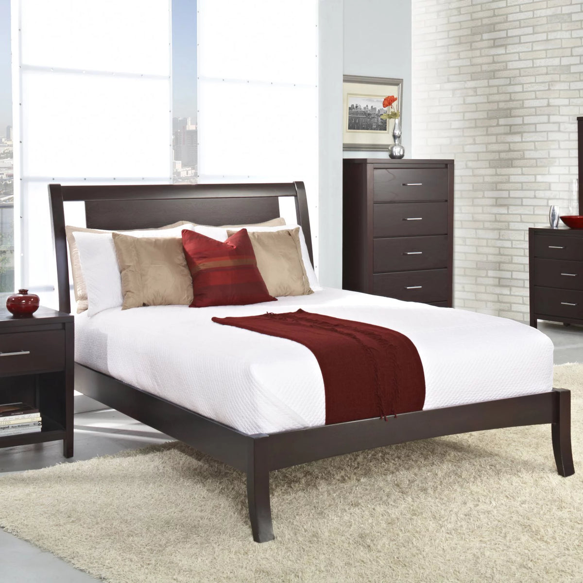 Storage Sleigh Bed I380421