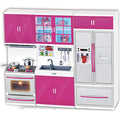 4-in-1 Doll Kitchen Playset with Realistic Lights & Sounds Y955174